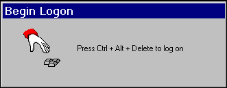 Press Kontrol-Alt-Delete To Logon